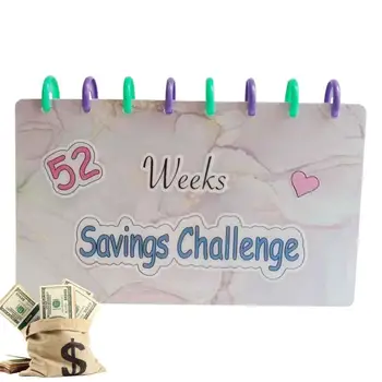 52 Weekds Úsporu Peňazí Rozpočtu Binder Rozpočtu Knihy A Úspory Výzvy Kniha Pre Peniaze Organizátor Rozpočtu Plánovač S Hotovosťou