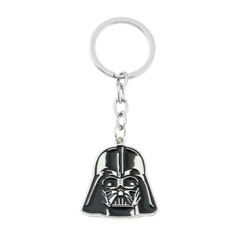 Star Wars Darth Vader Prilba Prívesok Keychain Dark Lord Of The Sith Keyring Kovové Tlačidlo Chian pánske Šperky