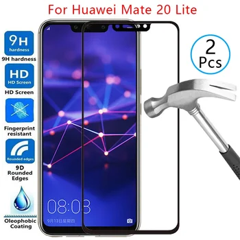 9d screen protector tvrdeného skla prípade huawei mate 20 lite kryt na mate20lite mate20 svetlo ochranné telefón coque taška 360