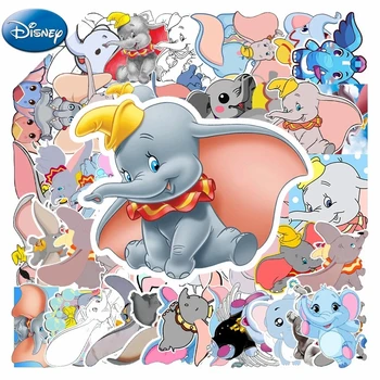 10/30/50PCS Disney Dumbo Nálepky Roztomilý Kreslený Slon Obtlačky Hračka Kufor Bicykli Notebook Gitara Auto Nepremokavé Nálepka Pre Deti