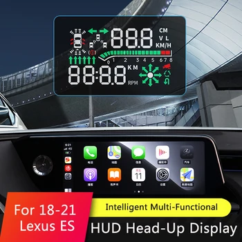 QHCP HUD Head-Up Displej GPS Rýchlomer Zobrazenie výstrahy Čelnej Projektor Auto Elektronika Pre Lexus ES200 260 250 300H2018-2021