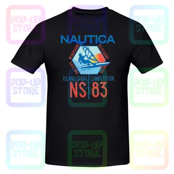 Nautica Windsurfing Tričko T-shirt Tee Zriedkavé Denne Ročníka najvyššej Kvality
