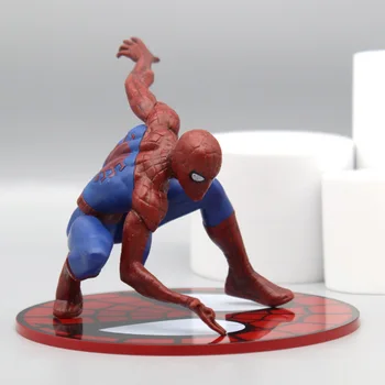 Spider-man animáciu obrázok ruku robiť veľké PVC spider model dekorácie office desktop počítač prípade