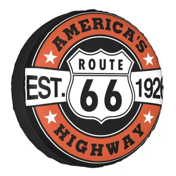 Route 66 Pneumatiky Kryt 4WD 4x4 RV America ' s Highway Vzor Náhradné Koleso Chránič Príslušenstvo pre Jeep Toyota, Mitsubishi SUV