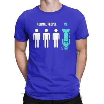 Ľudia Mi Potápanie Potápanie T-Shirt Mužov Voľný Čas Čistej Bavlny Tees Harajuku Nadrozmerné T Shirt Narodeniny Camisa Streetwear