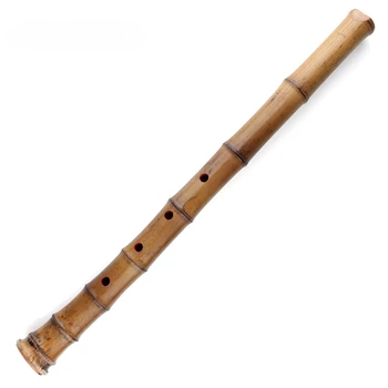 Shakuhachi-Bambus Vertikálne Flauta s Root, Woodwind Nástroj, 5 Otvorov, Nové Príchodu, Nie Nan Xiao