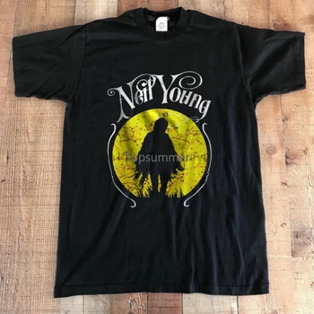 Ročník 1993 Neil Young Vintage Sólo Nás Tour T-Shirt Dotlač Veľkosť S 5Xl