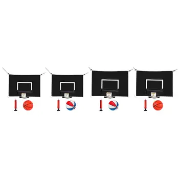 Mini Basketbal Hoop pre Trampolínu s Krytu Mimo Športových Hračky pre Chlapcov, Dievčatá Univerzálny Robustný pre Dunking Basketbal Stojan
