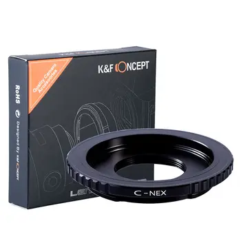 K&F Koncept C-NEX pre C mount objektív Sony NEX E mount Alfa A6400 A6300 A7R2 A3000 A7R3 A7R A6000 Objektív Kamery Adaptér