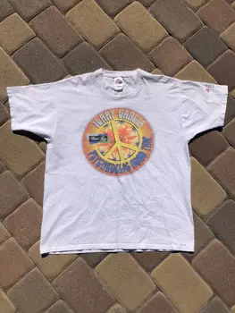 Vintage Jerry Garcia psychedelic výlet 1997 t tričko XL dlhé rukávy