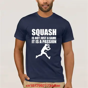 Squash Nie je Len Hra, je To Vášeň T-Shirt slnko muži T-shirt