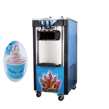 2023 Nové Nerezové Ice Cream Stroj 3 Príchuťou Talianske Obchodné Jahodový Pohár Stroj