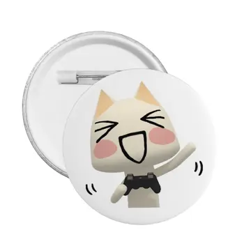 Karikatúra Animácie Toro Inoue Mačka Okrúhle Tlačidlo Pin pre Džínsy Prispôsobiteľné Pinback Odznak Brošňa
