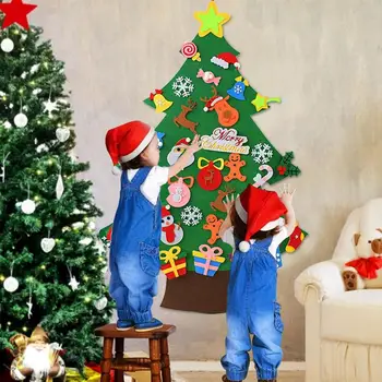Cítil Stene Visí Na Vianočný Stromček A Deti Patchwork Vianočný Stromček, Závesné Dekorácie, Ručne Vyrábané Diy Vianočný Stromček Vymeniteľné Ornament