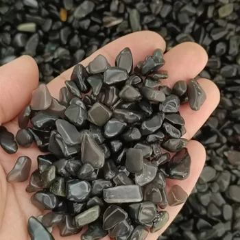 100g Prírodné obsidian Štrku Minerálne Rozhádzané Kamene Krištáľ Liečenie Reiki domáce dekorácie akvárium