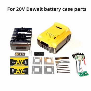 18650 Batérie Prípade Diely pre DeWalt 20V Max Bezdrôtový Nástroj pre 20V Max 5.0 Ah 6.0 Ah Li-Ion Batéria DCB200 DCB203 DCB205