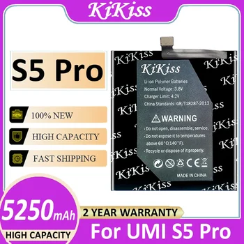 KiKiss Batérie S5 Pro Mobilný Telefón Náhradné Batérie Pre UMI Umidigi S5Pro 5250mAh Telefón Bateria