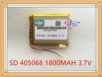 Liter energie batéria 3,7 V lítium-polymérová batéria 405068 1800MAH MP4 MP5 GPS digitálne karty, reproduktory