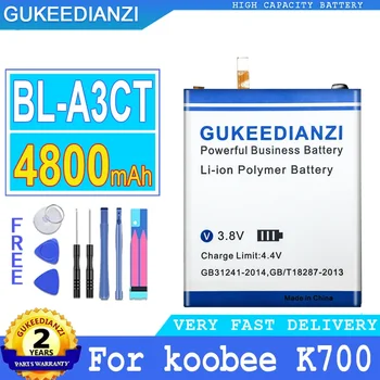 GUKEEDIANZI Batérie pre Koobee K700 BL-A3CT Mobilný Telefón, Veľké Batérie, Stierače 3CT, 4800mAh