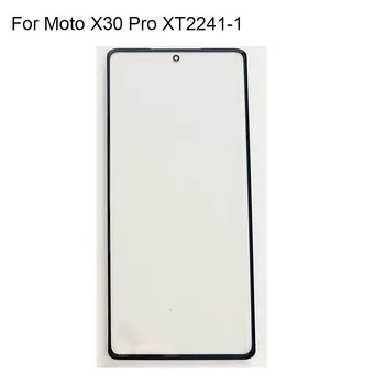 Pre Moto X30 Pro XT2241-1 Predné LCD Sklo Objektívu, dotyková obrazovka Pre Moto X 30 Pro Dotykový Panel Vonkajšia Obrazovka Skla bez flex