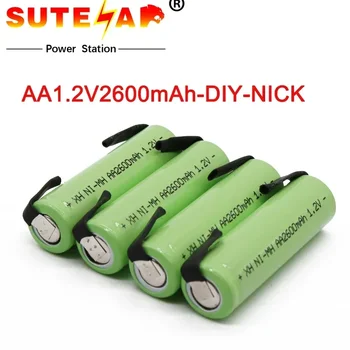 74/5000 10000 AA 1.2 v 2500MAH NI-MH AA nabíjateľné batérie pre Elektrické Holiace strojčeky, hračky, diaľkové ovládanie, atď.