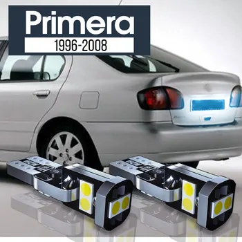 2ks LED špz Svetlo Lampy Canbus Príslušenstvo Pre Nissan Primera 1996-2008 1999 2000 2001 2002 2003 2004 2005 2006 2007