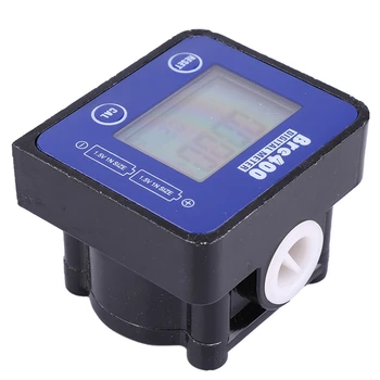 Digitálny Meter Vysoká Presnosť Prietokomer Rozchod Modrým LCD Displejom Pre chemické látky Tekutej Vody Ultrazvukové Príslušenstvo