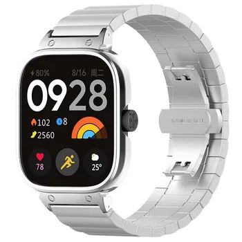 Pre Xiao Redmi Sledovať 4 Smartwatch High-end sledovať popruh Pre Redmi Watch4 Kovový Náramok Watchband redmiwatch4 Ochranný Kryt