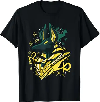 NOVÚ limitovanú Starovekej Egyptskej Mytológii Egypta Boh Anubis Darček T-Shirt S-3XL