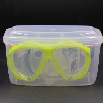 1Pc Potápanie Potápačská Maska Úložný Box Prípade Pevného Plastu Šnorchlovanie Okuliare Plávanie Okuliare Chránič Kontajner Transparentné