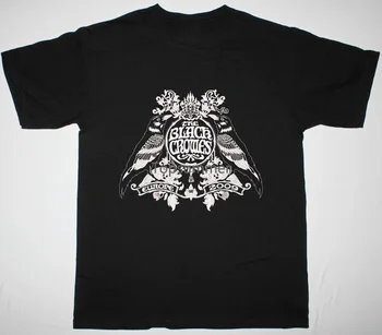 Černosi Crowes Žiť V Európe T-Shirt Krátkym Rukávom Black Mužov S 5Xl K3666