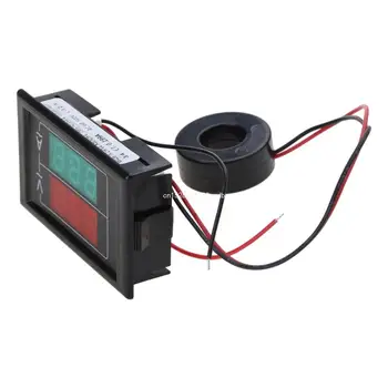LED 500V 100A Digitálny Voltmeter Ammeter 2v1 Multimeter Amperages Meter s Červenou Zelenú Farbu Zobrazuje Dropship