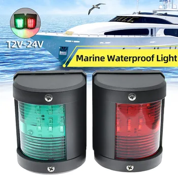 Lode Námornej Plavby Svetlo LED Navigačného Signálu, Svetelný Signál na Čítanie Červená Zelená Biela Farba Kotvy Svetlo pre Yacht Marine 12V