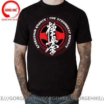 Kyokushin Karate Masutatsu Oyama Japonsko T Shirt Mens Bavlna Krátky Rukáv Kyokushinkai Kyokushin Tričko Japonský Kung Fu Topy Tees