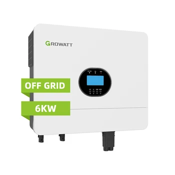 Growatt Spf 6000es Invertor 6kw Off-grid Domov Solárny Systém funguje Bez Batérie