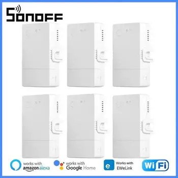 SONOFF POW Pôvodu 16A Ewelink Wifi Smart Power Meter Prepínač Ochrana proti Preťaženiu Výkonu Monitorovania Prepínač Pre Alexa Domovská stránka Google