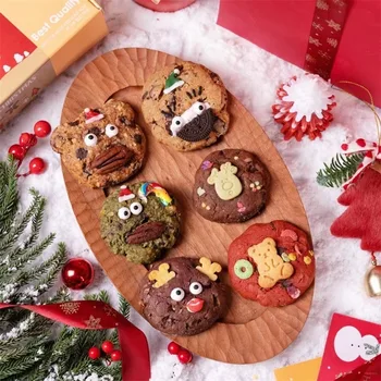 Silikónové Dezert Formy OREO Cookie Formy Kuchyňa Pečenie Biscuit Lístkového Koláč Chlieb Čokoládový Fondant Strihací Nástroj na Nový Rok Darček