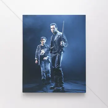 The Terminator Arnold Schwarzenegger Movie Print Umelecké Plátno Plagát Na Obývacia Izba Dekor Domov Stenu Obrázok
